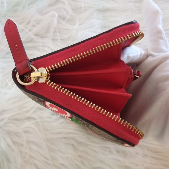 🍎AMAZING EUC! Gucci GG Supreme Ltd Ed Zippy Long Wallet w/ Dust Bag & Box🍎 - Picture 9 of 15
